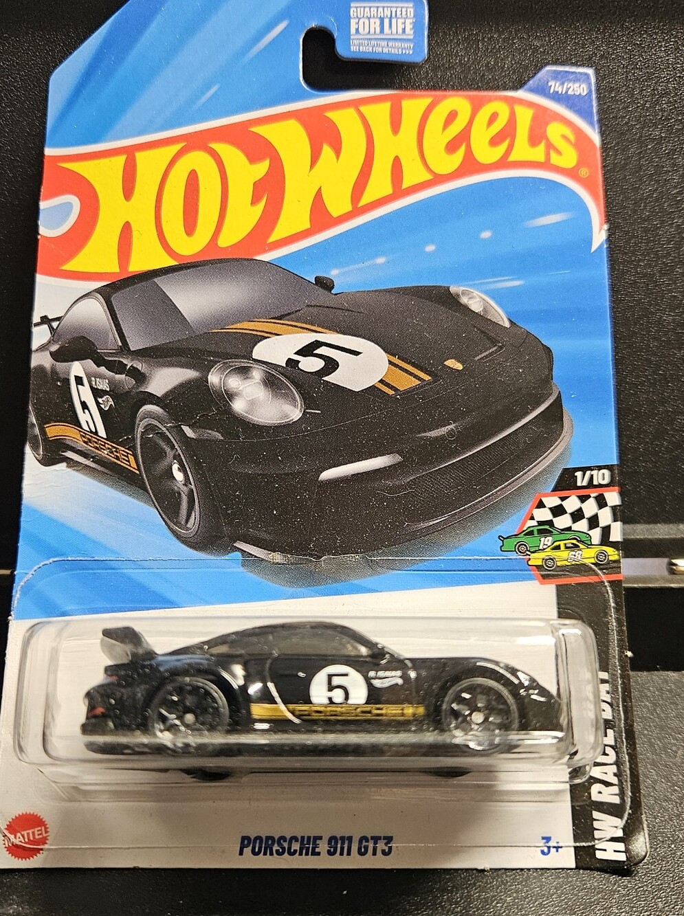 Porsche 911 GT3 – Black Die-Cast Kids Toy Car